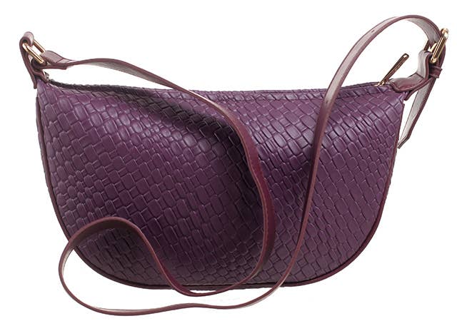 WOVEN DESIGN SADDLE BAG - Pursenalities_uk