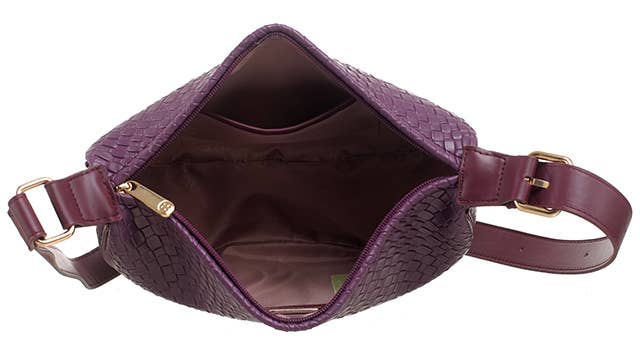 WOVEN DESIGN SADDLE BAG - Pursenalities_uk