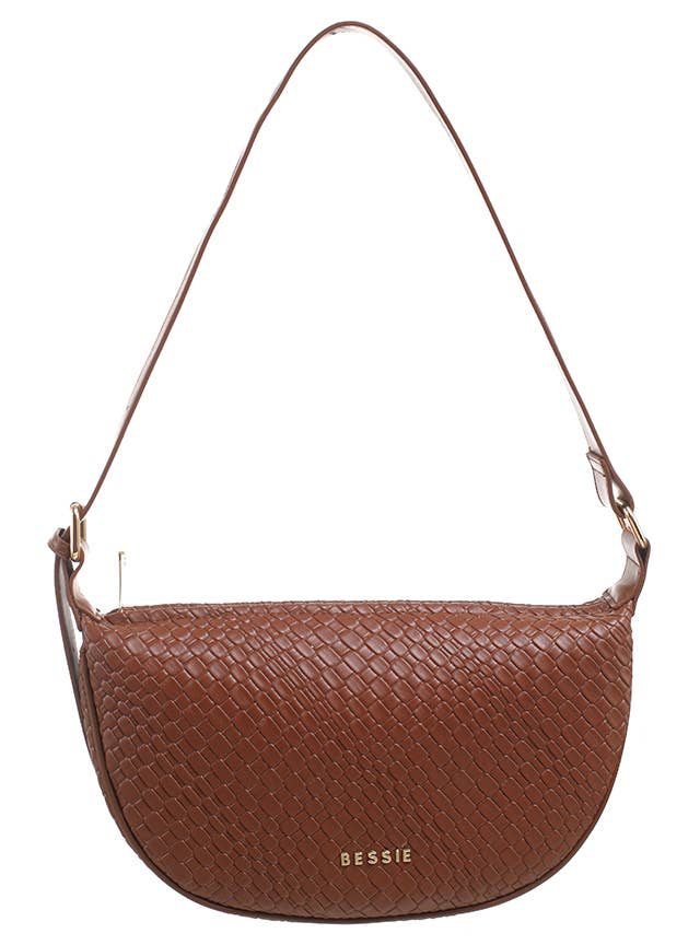 WOVEN DESIGN SADDLE BAG - Pursenalities_uk