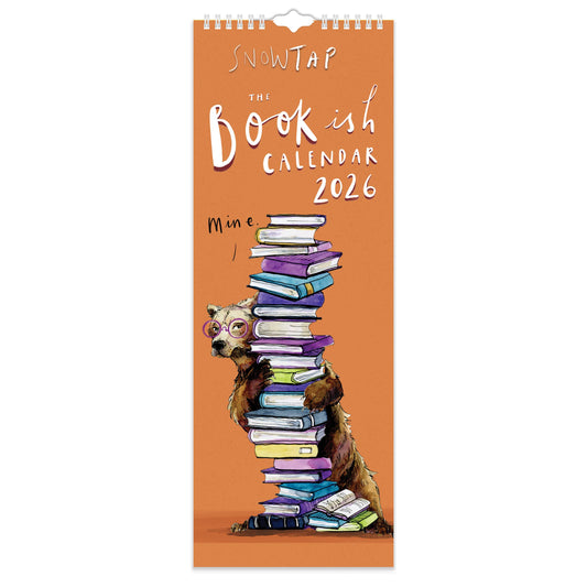 Snowtap Bookish Slim 2026 Calendar