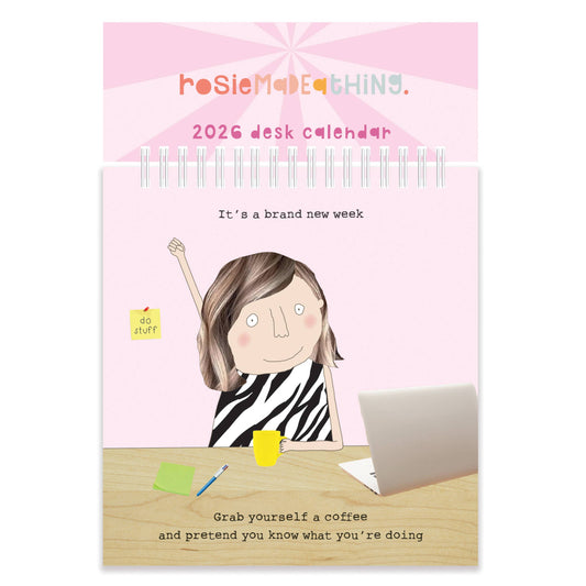 Rosie Made a Thing Desk 2026 Calendar