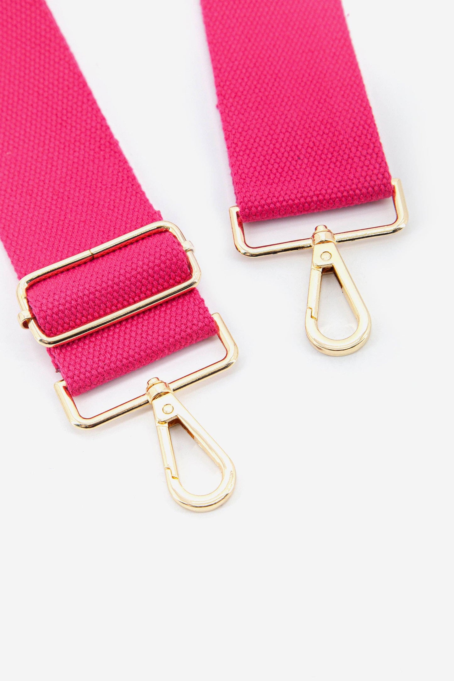 Plain Textured Wide Bag Strap in Pink - Pursenalities_uk