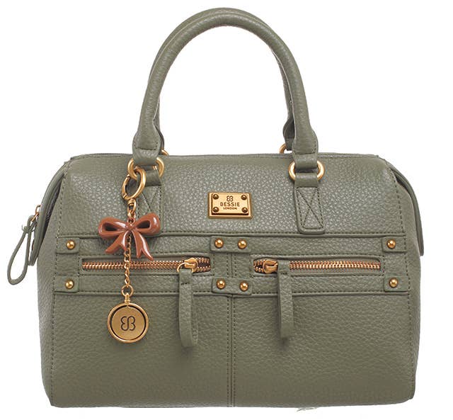 BOW CHARM BARREL BAG