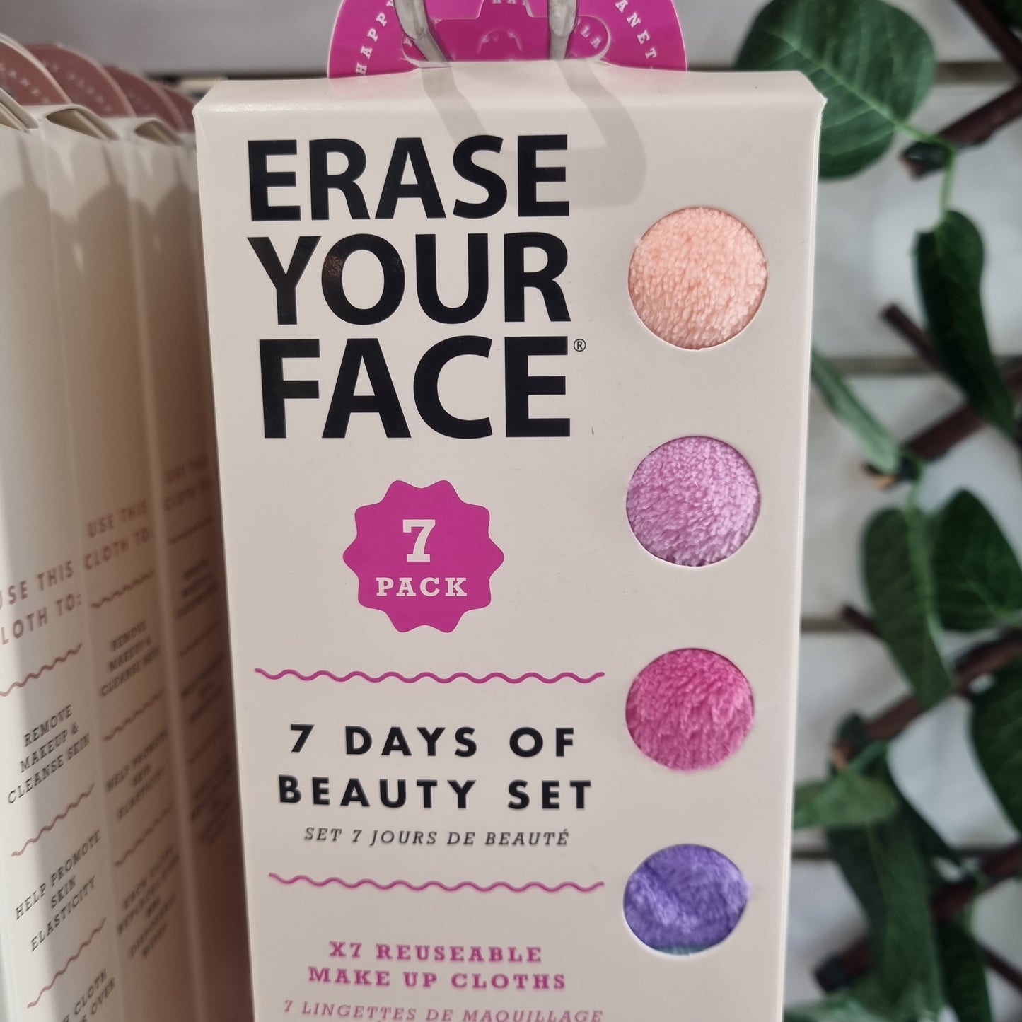 Erase Your Face - Reusable Make Up Removing Cloths - 7 days of beauty