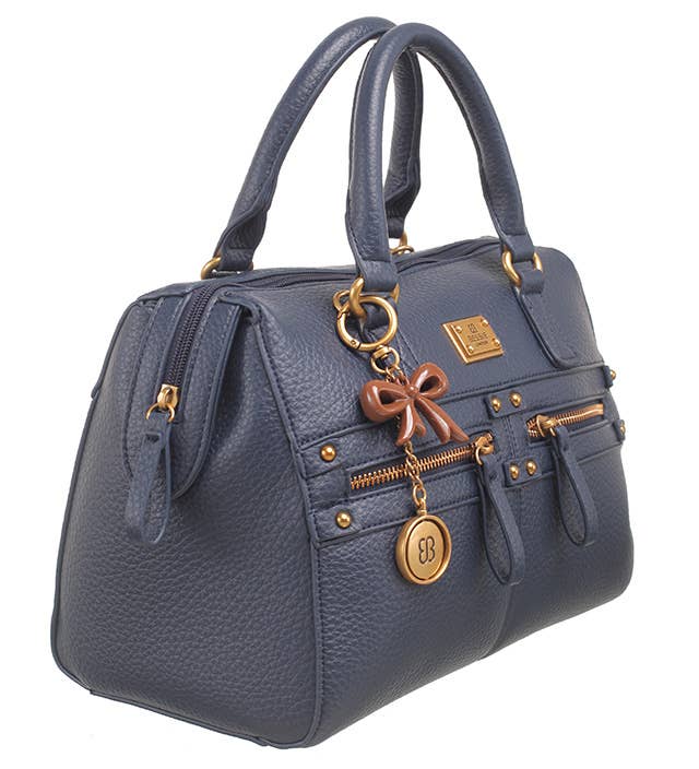 BOW CHARM BARREL BAG