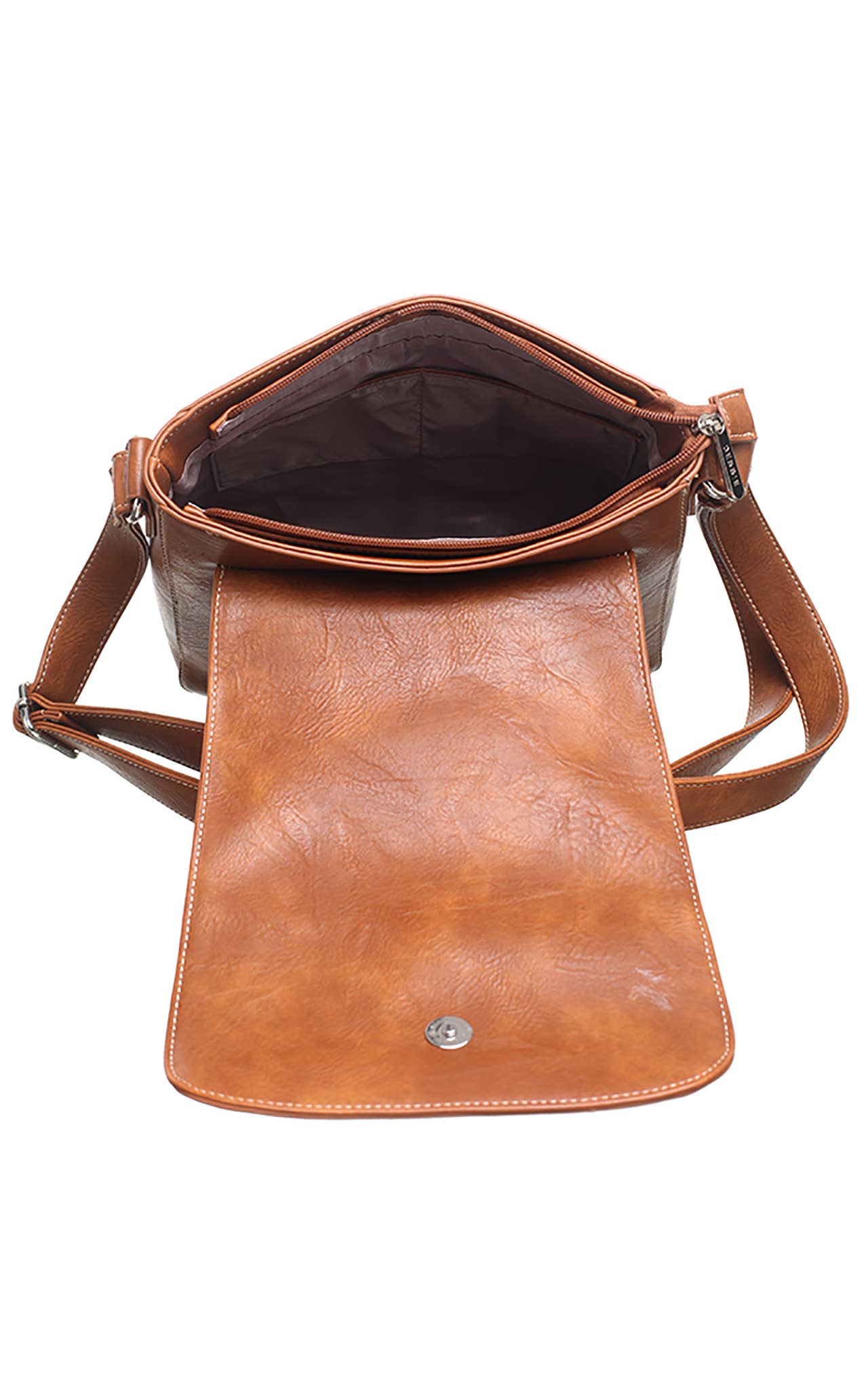 CLASSIC FLAP OVER WOODEN BUTTON CROSS BODY BAG - Pursenalities_uk