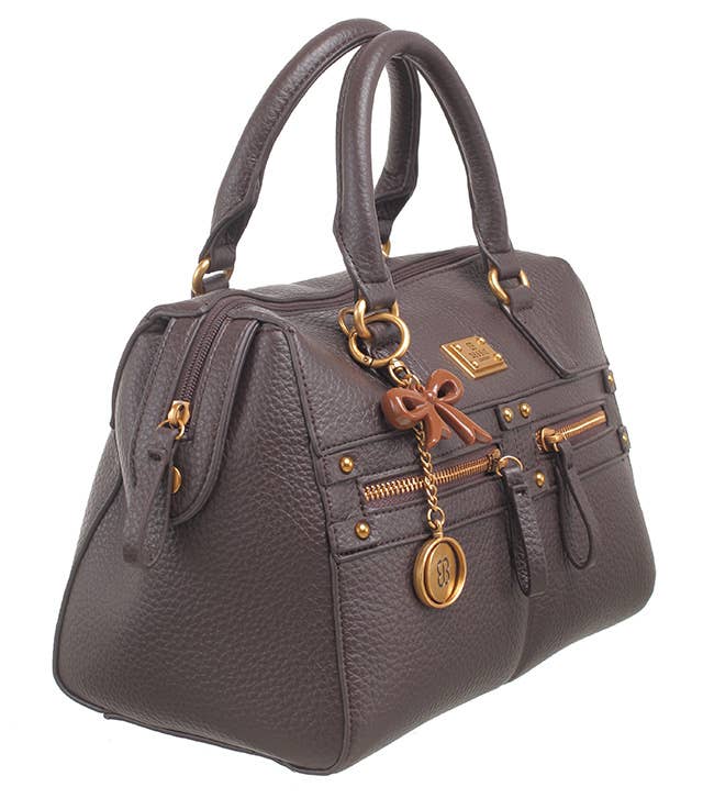 BOW CHARM BARREL BAG