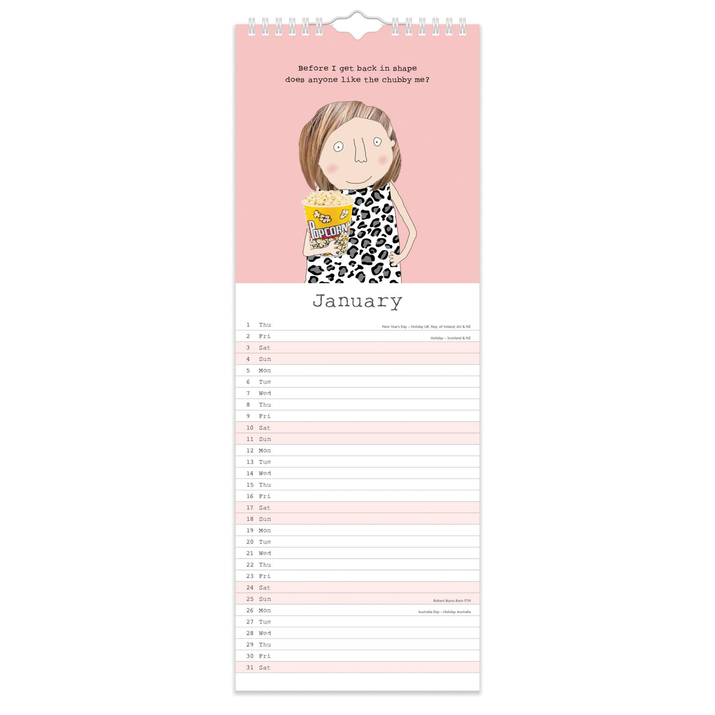 Rosie Made a Thing Slim 2026 Calendar