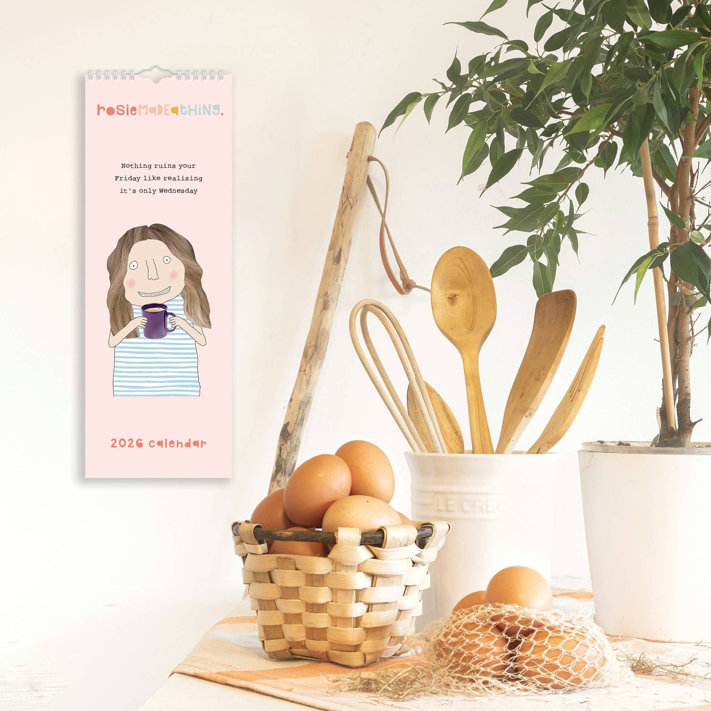 Rosie Made a Thing Slim 2026 Calendar