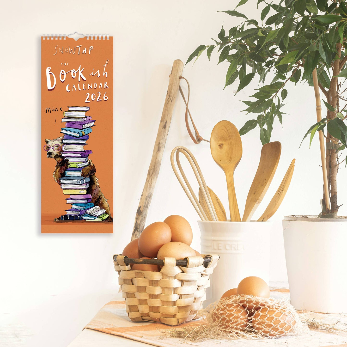 Snowtap Bookish Slim 2026 Calendar