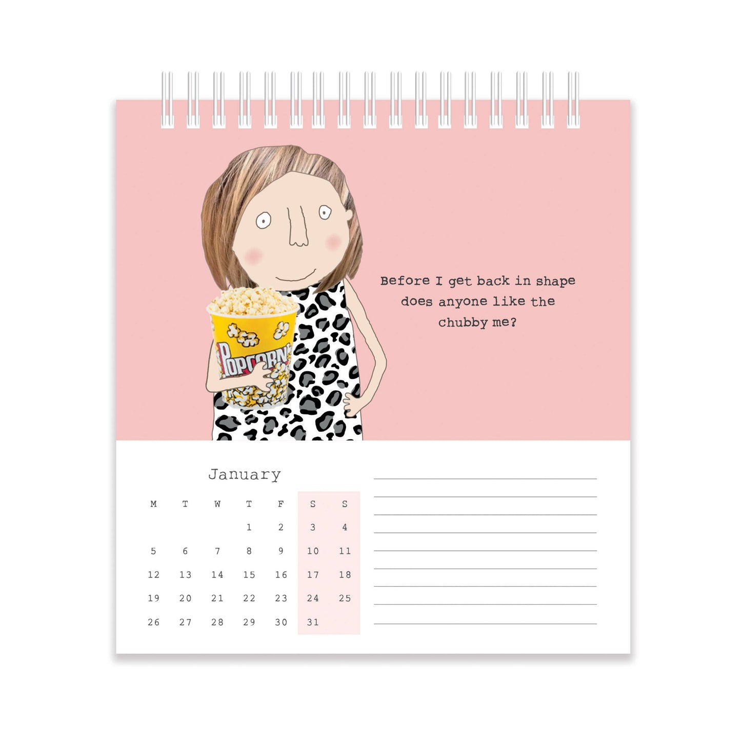 Rosie Made a Thing Desk 2026 Calendar