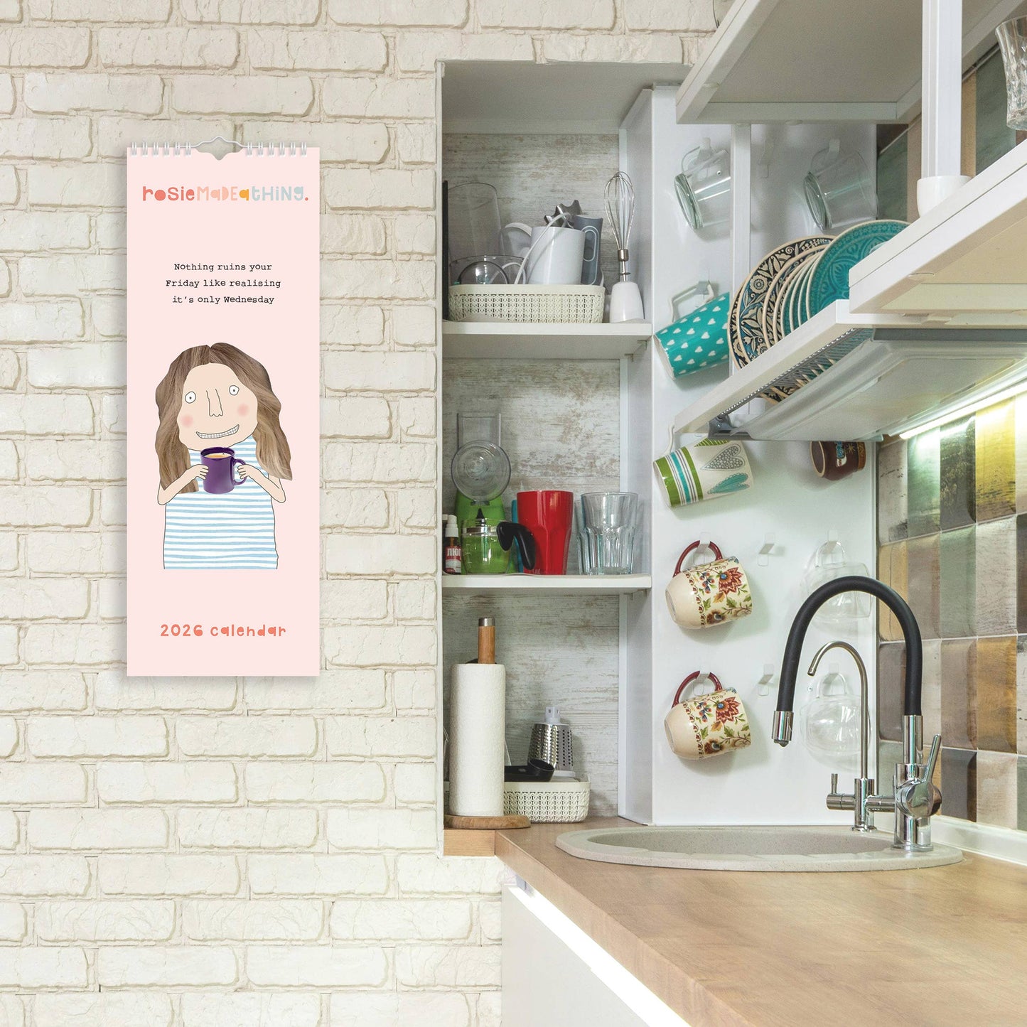 Rosie Made a Thing Slim 2026 Calendar