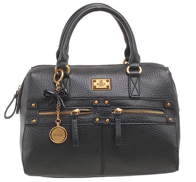 BOW CHARM BARREL BAG