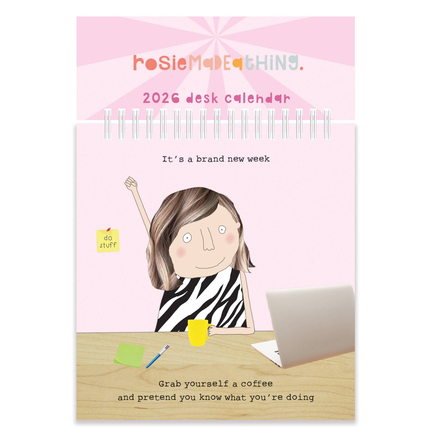 Rosie Made a Thing Desk 2026 Calendar