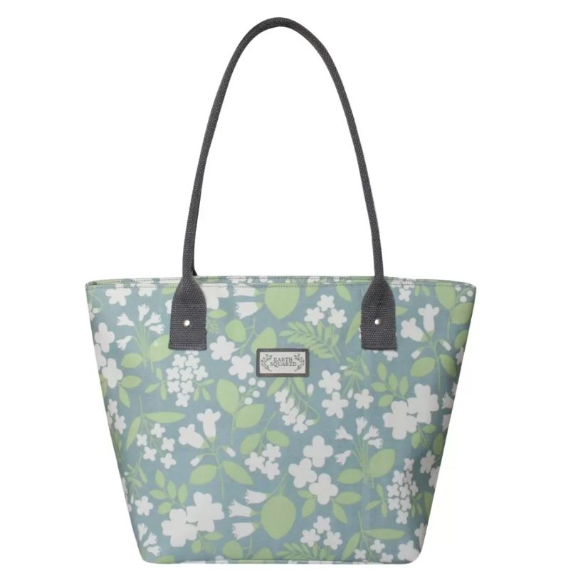 Earth Squared Oilcloth Tote Bags