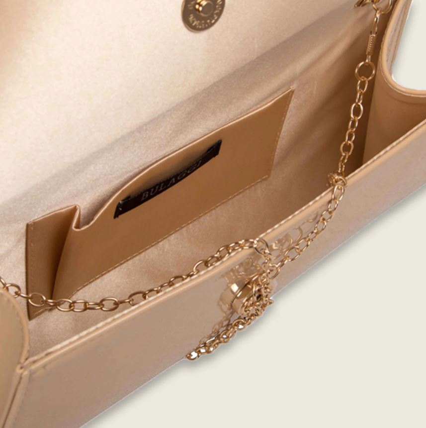 Bulaggi "Stephi" patent clutch bag