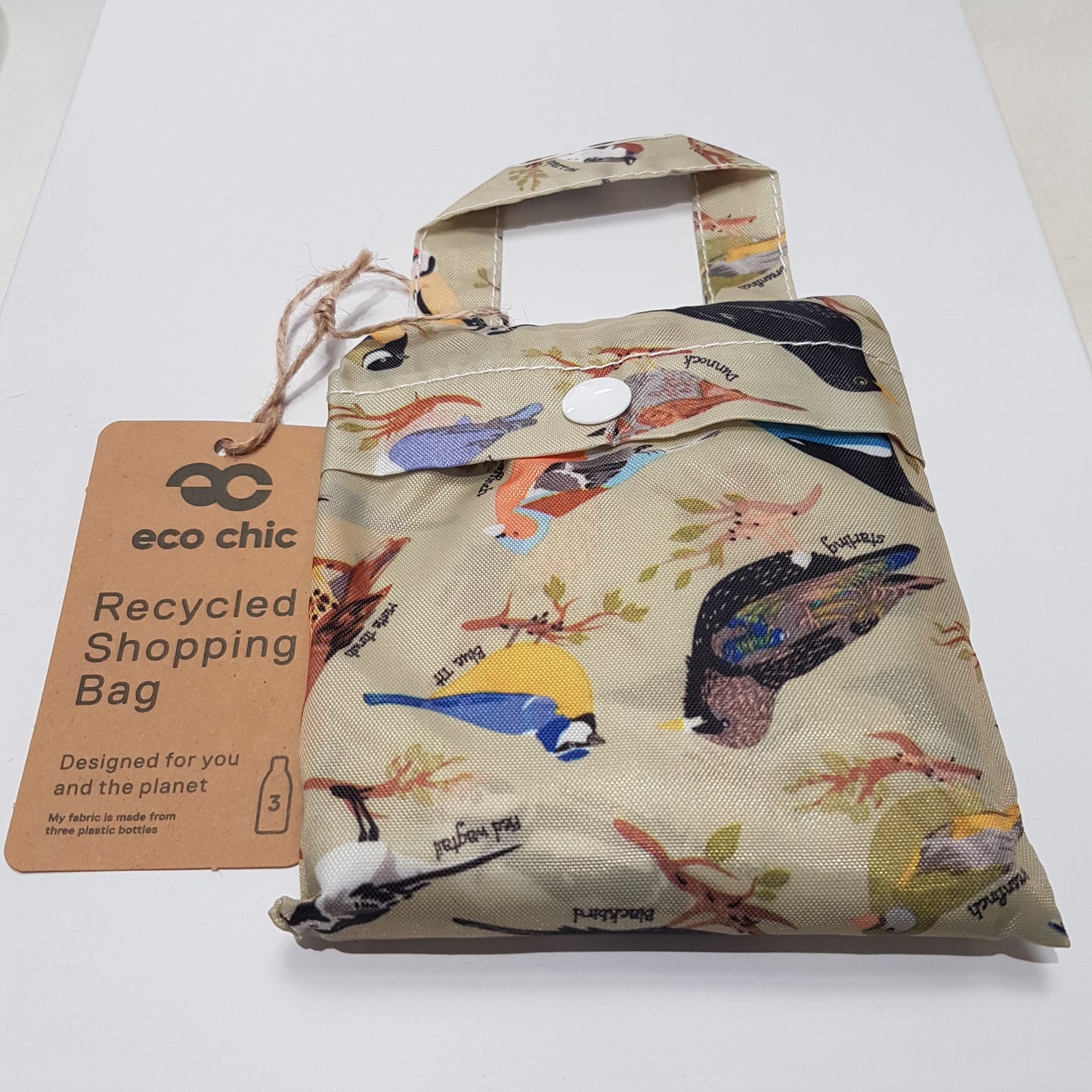 Eco Chic Foldable Shopper Wild Birds