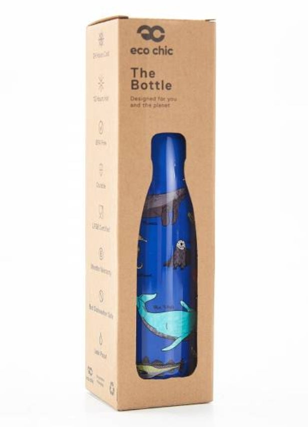 Eco Chic The Bottle - Blue Sea Creatures