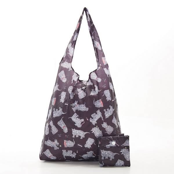Eco Chic Foldable Shopper Scatty Scotty Dogs