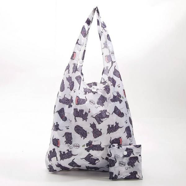 Eco Chic Foldable Shopper Scatty Scotty Dogs
