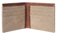 Cactus Wallet Canvas/leather RFID - Pursenalities_uk