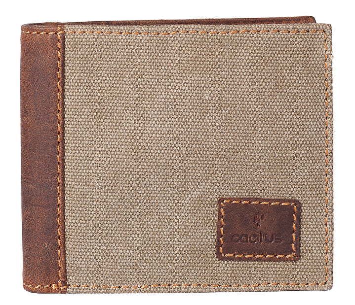 Cactus Wallet Canvas/leather RFID